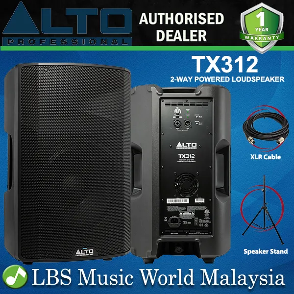 Alto Professional TX312 700W 12 Inch Active Powered Speaker With Stand