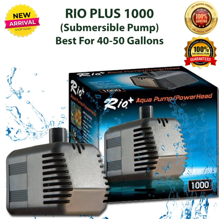 Rio Plus Heavy Duty Aquapump Powerhead 1000 For 40 50 Gallons Pwh