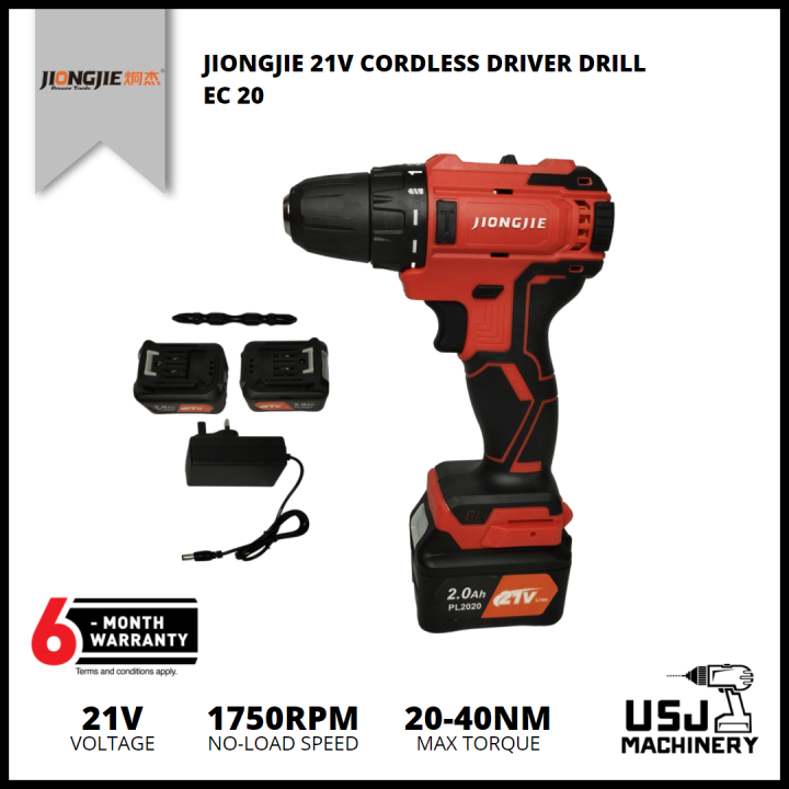 Jiongjie V Cordless Brushless Driver Drill Ec Months Warranty