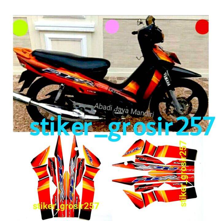 Stiker Striping Les Lis Bodi F Zr Fiz R Tahun Warna Hitam