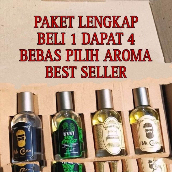 Paket Lengkap Pcs Scentplus Parfum Hrny S Effect Mr Crush Black