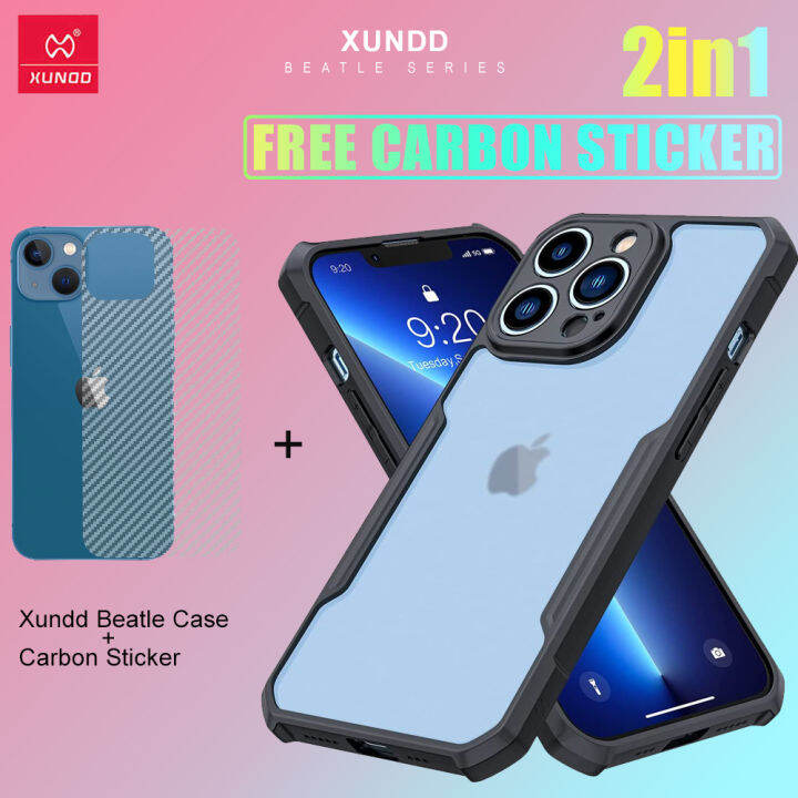 Xundd Beatle Free Clear Hybrid Shock Proof Case For Apple Iphone