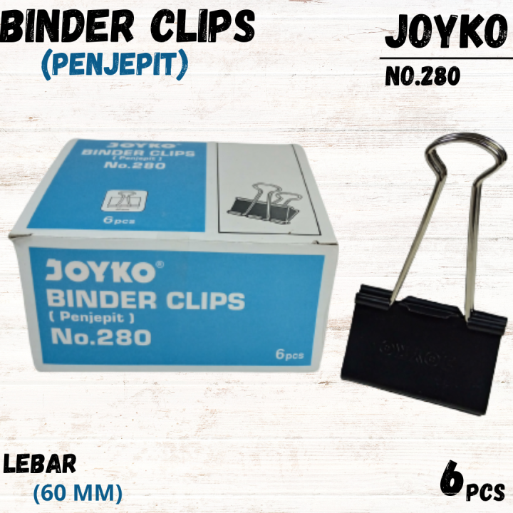 PAK Binder Clips Penjepit Kertas Joyko No 280 Lazada Indonesia