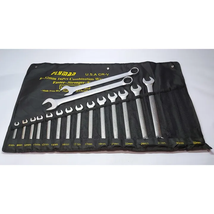 ORIGINAL Flyman USA 16 Pcs Combination Wrench Set Lazada PH