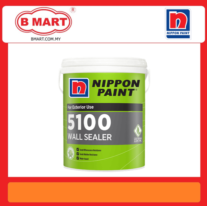 NIPPON PAINT WALL SEALER 5100 5L Lazada