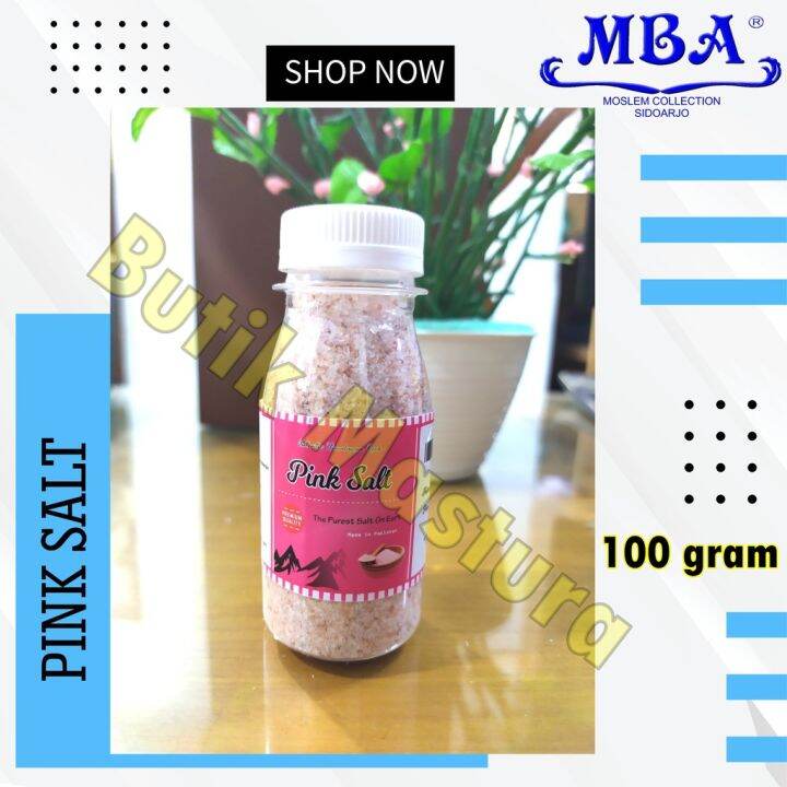 Garam Himalaya Pink Salt Grade Premium Kemasan Botol Jar Gram