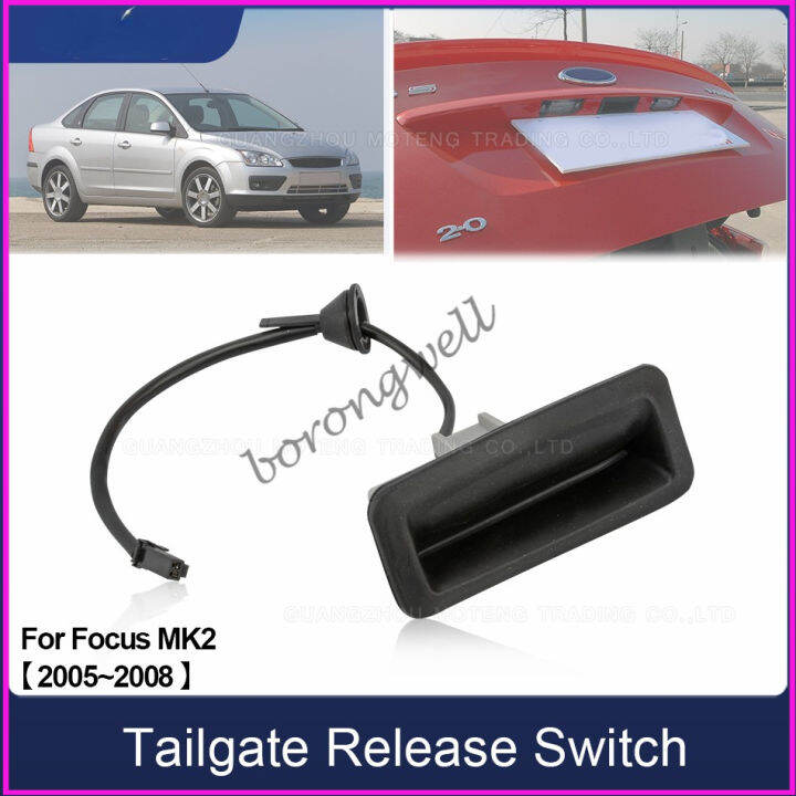 Car Trunk Switch With Wire Boot Tailgate Release Switch For Ford Focus