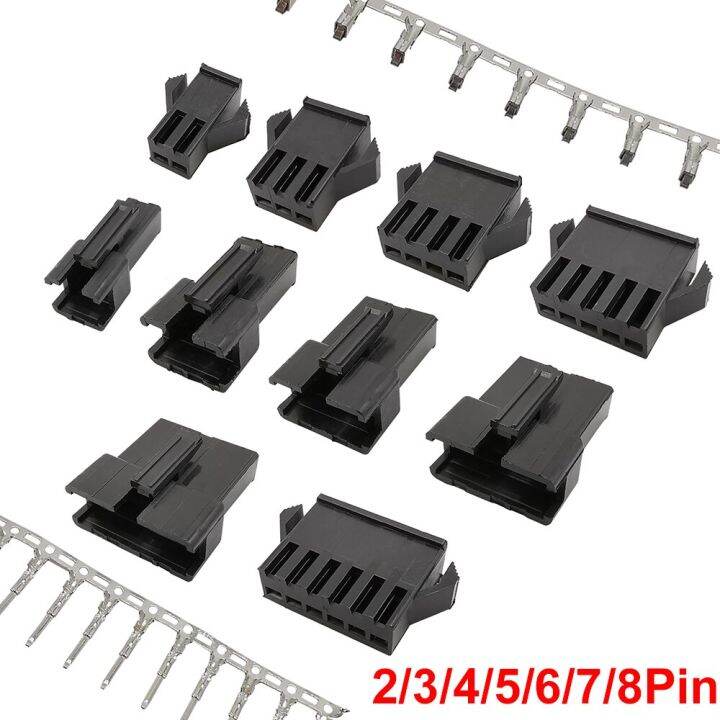 Sets Pin Jst Sm Wire Connector Plug Pitch Mm Male