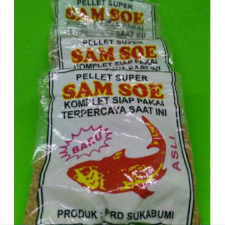 Pelet Super Samsoe Campuran Umpan Ikan Mas Lazada Indonesia