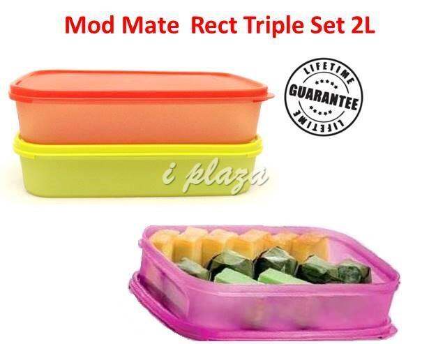 Tupperware Modular Mate Rectangular L Triple Set Lazada