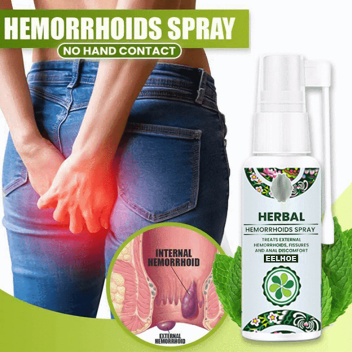 Hemorrhoids Spray Ointment 100 Original Plant Herbal Materials Anal