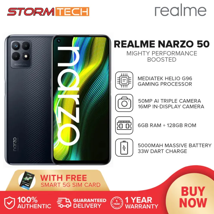 Realme Narzo Cellphone Gb Ram Gb Rom Helio G Processor