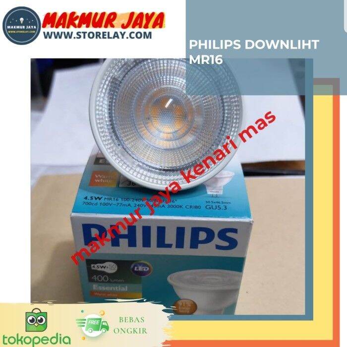 Philips Essential Mr16 Halogen Mangkok LED Philips Lazada Indonesia