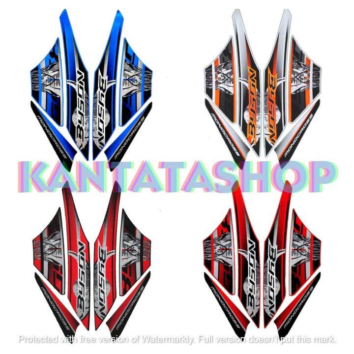 Stiker Striping Lis Les Body Motor Yamaha Byson Striping Motor