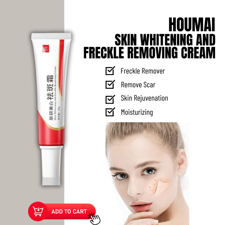 HOUMAI Skin Whitening And Freckle Removing Cream Lazada PH