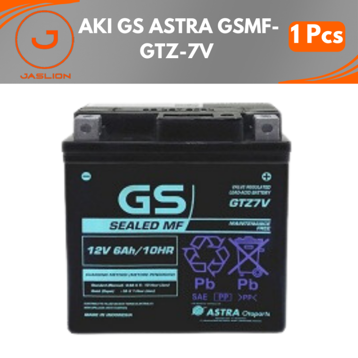 Aki GS Astra MF GSMF GTZ 7V GTZ7V Untuk Motor Yamaha NMAX Aerox 155