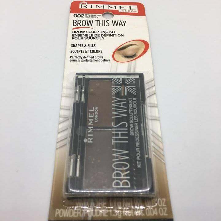 Rimmel London BROW THIS WAY EYEBROW SCULPTING KIT 002 Medium Brown