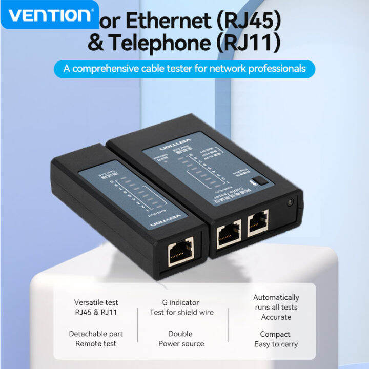 Vention Network Cable Tester Network Lan Ethernet Rj Rj Rj Utp