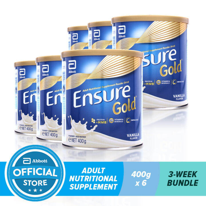 Ensure Gold Hmb Vanilla G For Adult Nutrition Bundle Of Lazada Ph