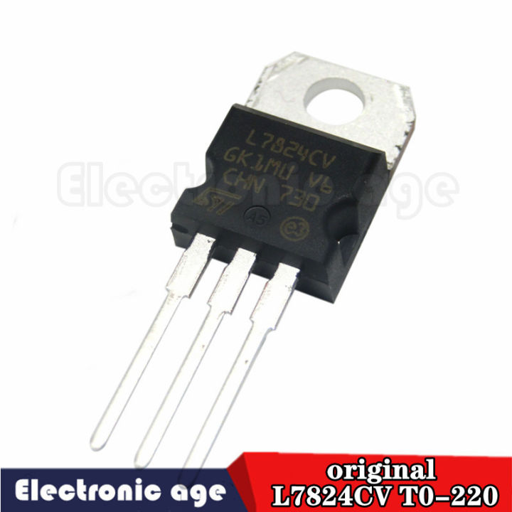 5Pcs New Original Genuine L7824CV T0 220 Three Terminal Voltage