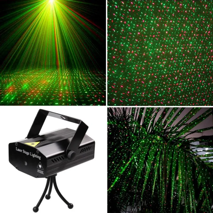 Mini All Over The Sky Star Laser Stage Lighting Audio Radium Shoots The