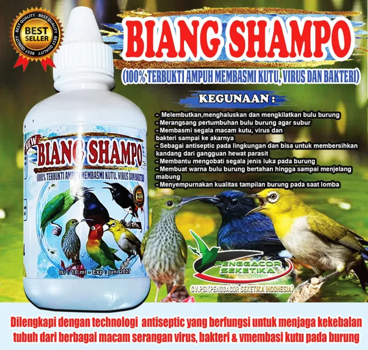 Biang Shampo Burung Branded Penggacor Seketika Lazada Indonesia