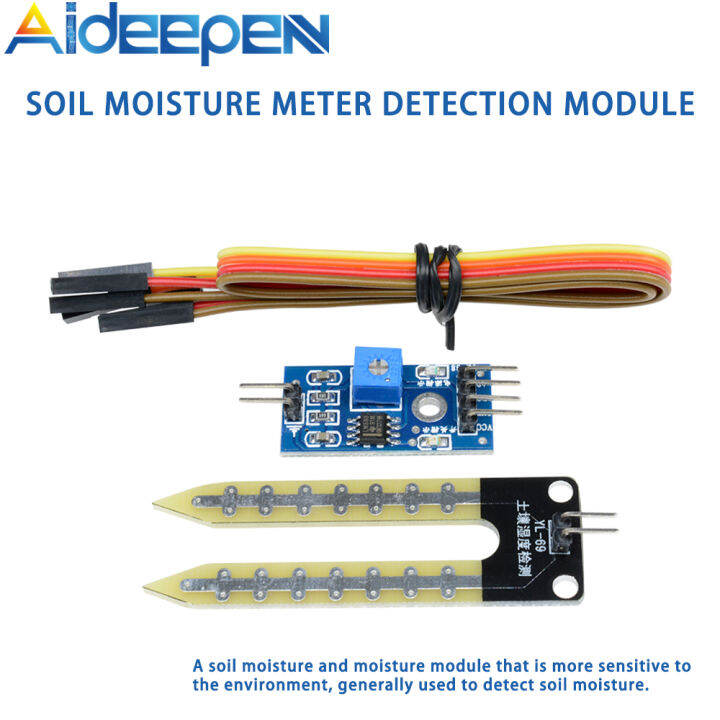 Ready StockOriginal Aideepen Soil Moisture Sensor Soil Moisture Meter