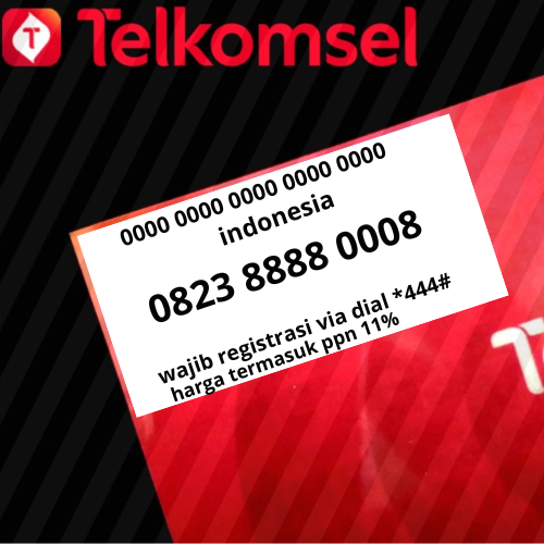 Kartu Perdana Telkomsel Simpati Aktip Nasional Nomor Cantik Bisa