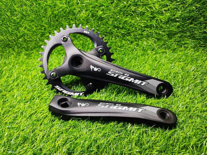 SAGMIT ALLUMINUM ALLOY CRANK EDISON S5 1x CRANKSET FOR MTB RB GRAVEL