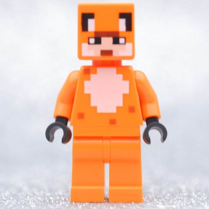 𝘗𝘓𝘖𝘠𝘉𝘙𝘐𝘊𝘒 Fox Skin MINECRAFT LEGO Minifigures Authentic เลโกแท