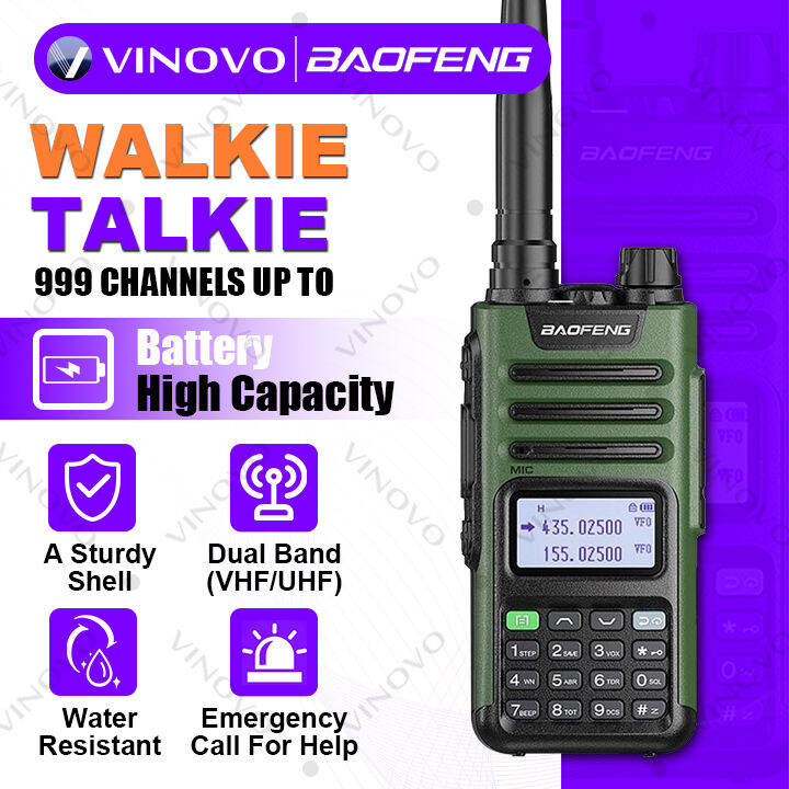 Baofeng Uv Pro Type C Walkie Talkie Ch Long Range Waterproof