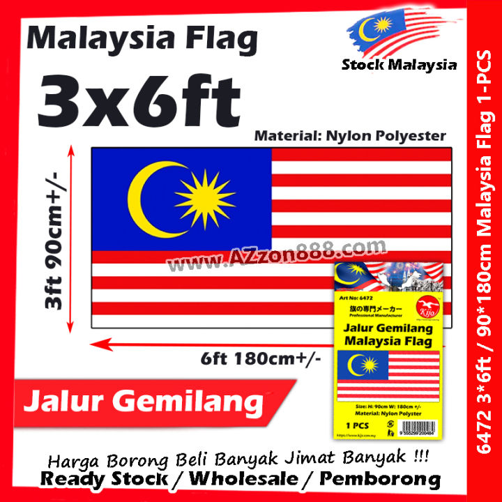 Malaysia Flag Bendera Malaysia Jalur Gemilang Car Flag Hand