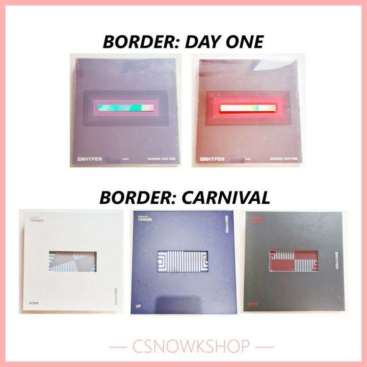 Onhand Enhypen Border Day One Carnival Unsealed Official Album Dusk