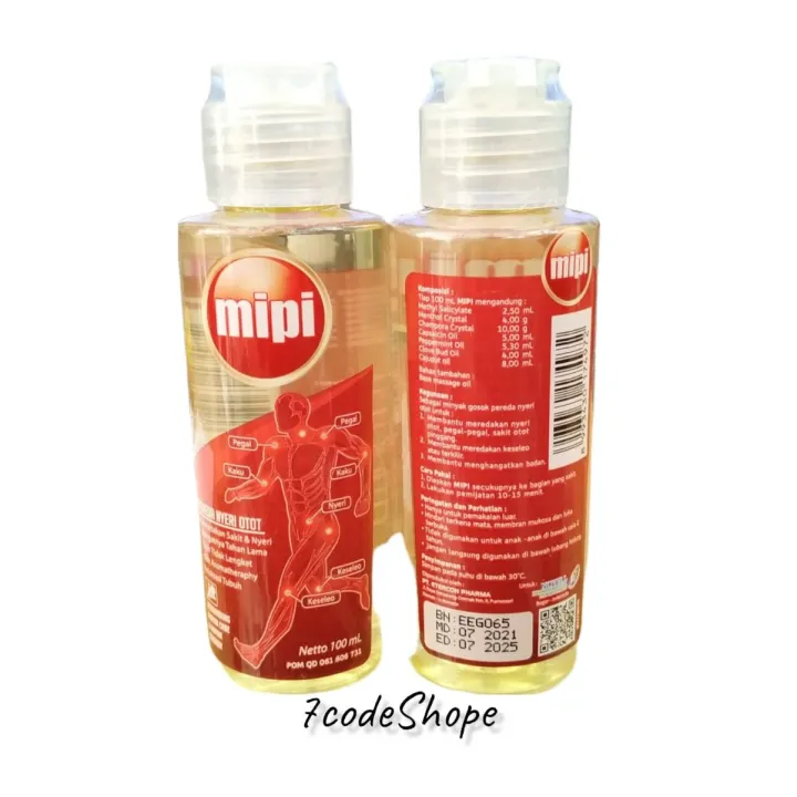 MIPI 100 ML MINYAK PEREDA NYERI OTOT 100 ML Lazada Indonesia