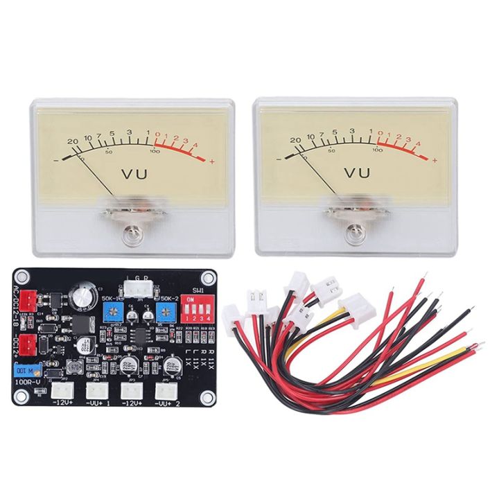 Power Amplifier Vu Meter With Driver Board Kit High Accuracy Audio