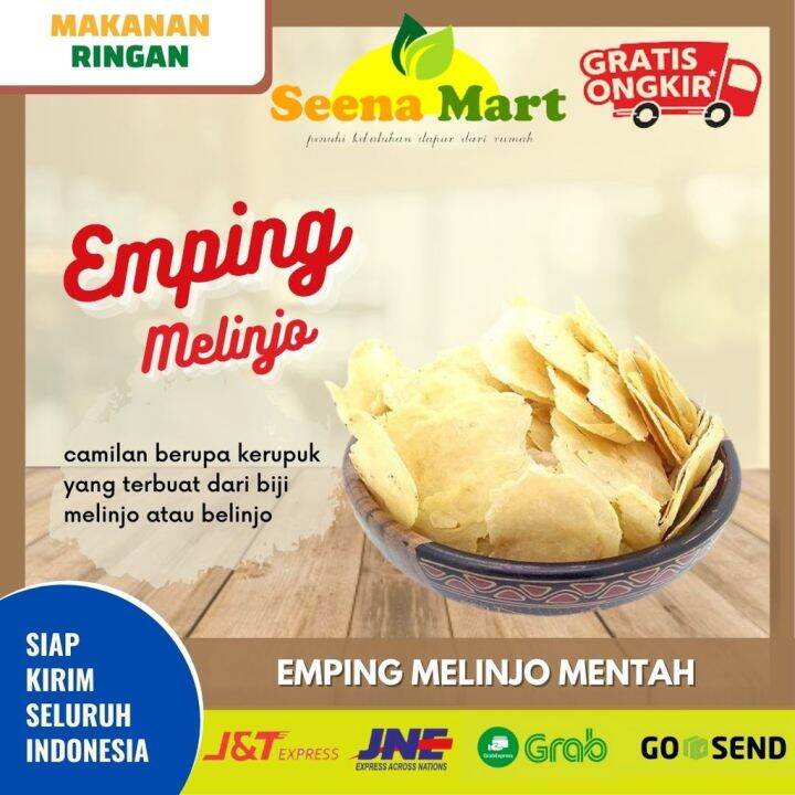 Makanan Ringan Emping Mlinjo Melinjo Melinjau Blinjo Belinjo Emping