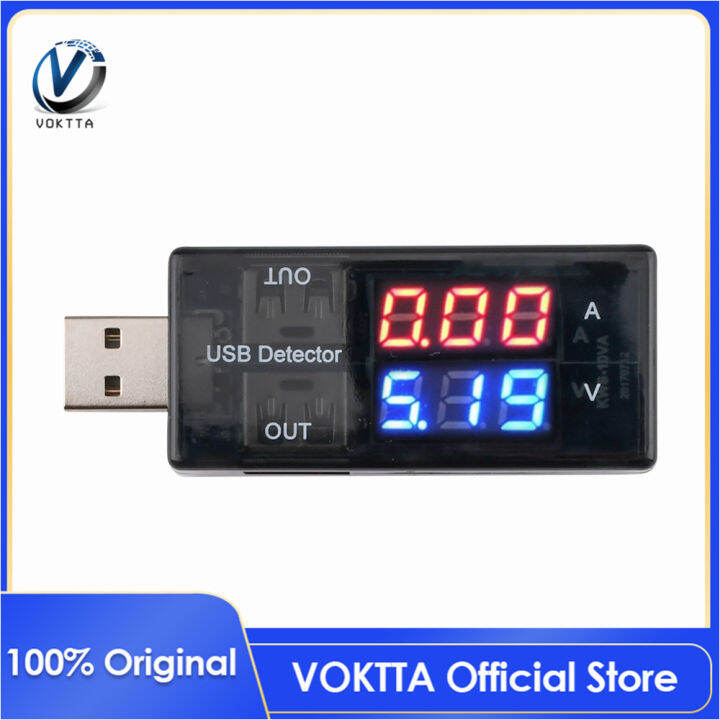 Original VOKTTA Dual USB Current Voltage Charging Detector Tester