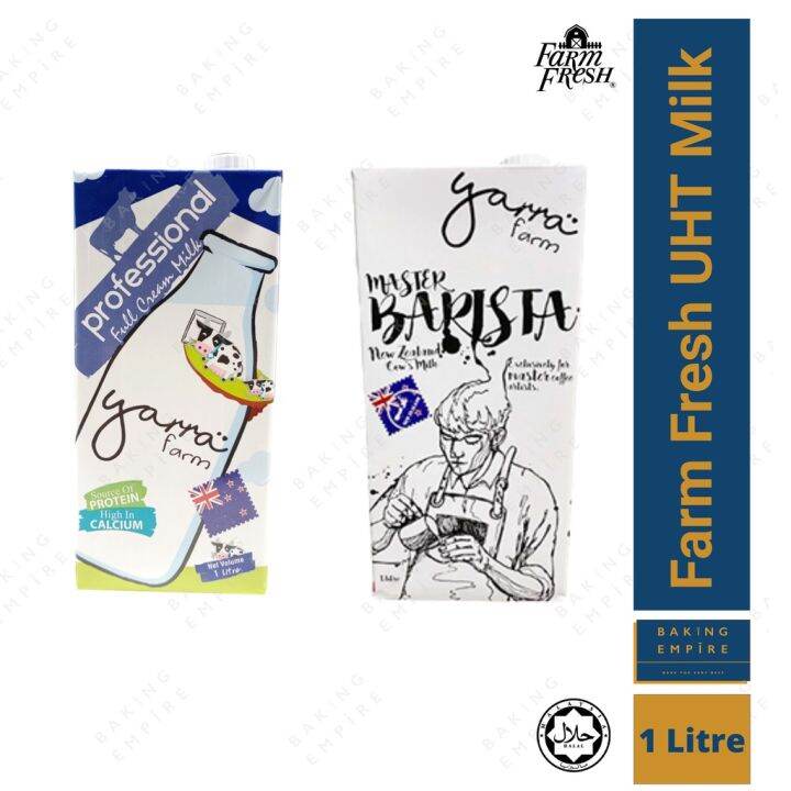 Farm Fresh Yarra UHT Full Cream Milk 1 Litre Farm Fresh Yarra Master