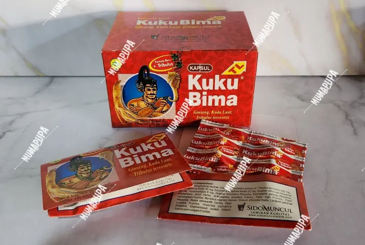 1 Box Kuku Bima TL Formula Baru Tribulus Kapsul Sidomuncul Isi 10