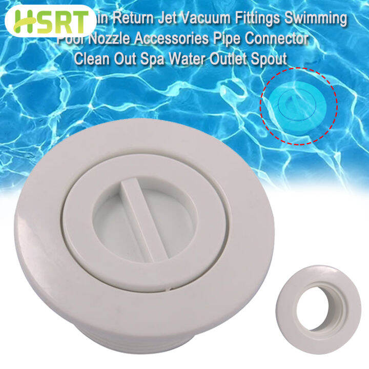 Hsrt Pool Plug Water Outlet Threaded Pool Spa Return Line Winterizing