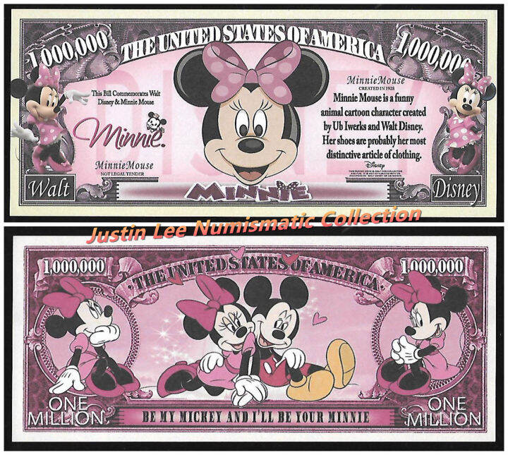 Fantasy Note Disney U S A Million Minnie Lazada