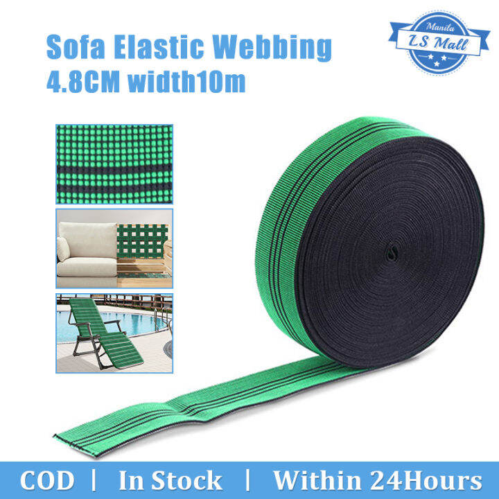 10m Sofa Elastic Webbing Stretch Band DIY Upholstery Modification