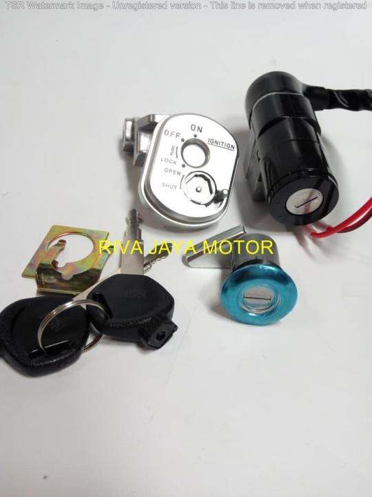 KUNCI KONTAK SET ASSY SUPRA X 125 LAMA KARBURATOR SUPRA X 125 2007