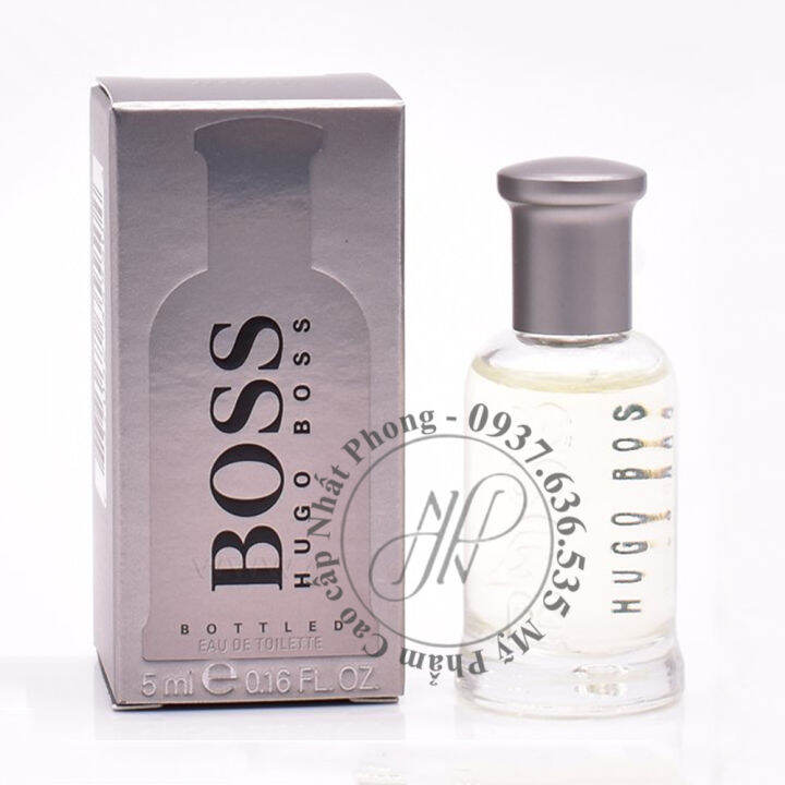 Nước hoa nam HUGO BOSS Bottled Eau De Toilette 5ml Lazada vn