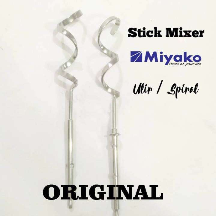 STICK SPIRAL PENGADUK MIXER MIYAKO ORIGINAL SM 625 HM 620 MODEL ULIR