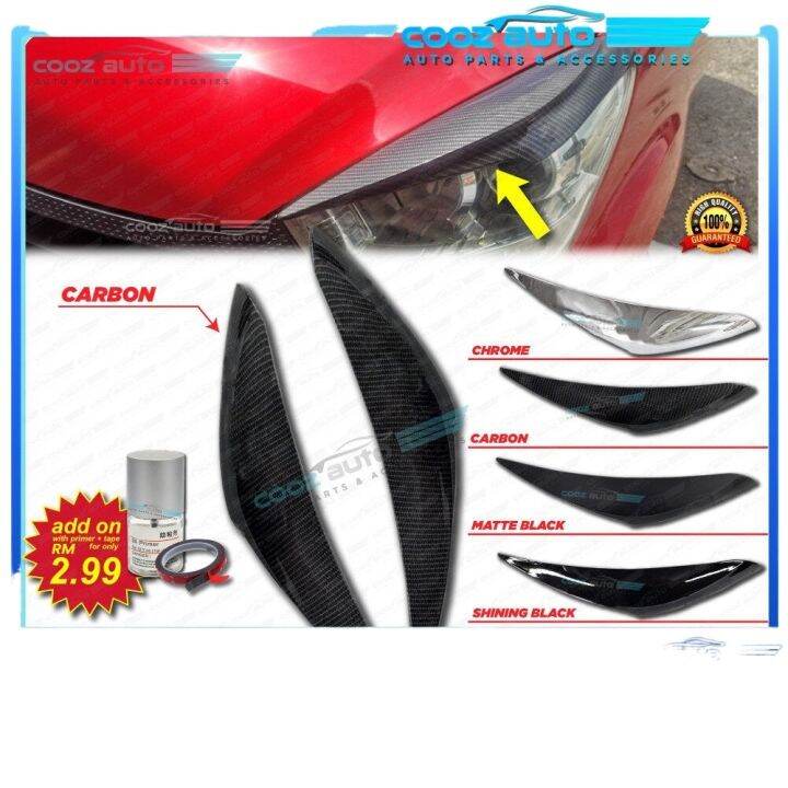 Perodua Myvi Lagi Best Headlamp Lid Cover Eyebrow Eyelid