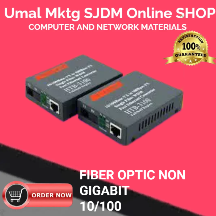 Media Converter Htb Fiber Optical Single Mode Single Fiber Sc Port