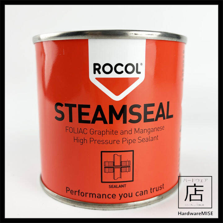 Rocol Steamseal High Pressure Pipe Sealant Foliac Graphite And