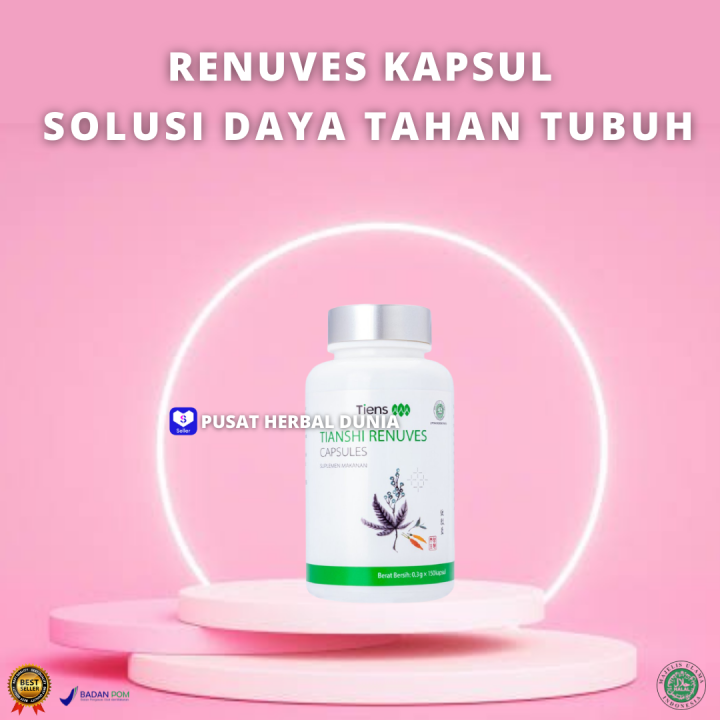 Renuves Capsule TRC Nutrisi Vitamin Mata Minus Original Asli Tianshi