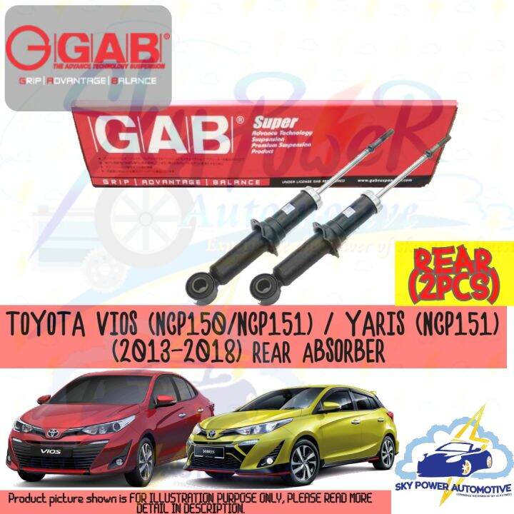 TOYOTA VIOS NCP150 NCP151 YARIS NCP151 2013 2018 GAB SUPER GAS